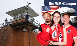 Die WM-Camper plauderten auch mit Nancy, die den Südturm des Gefängnisses in Huntsville bewacht.
