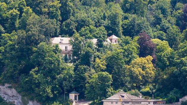 Die Villa über den Dächern der Stadt Salzburg wurde aufwendig saniert.