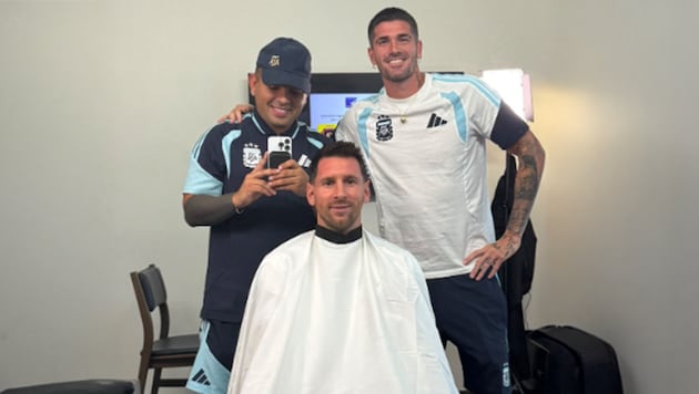Für Lionel Messi ging es vor dem WM-Match zum Friseur.