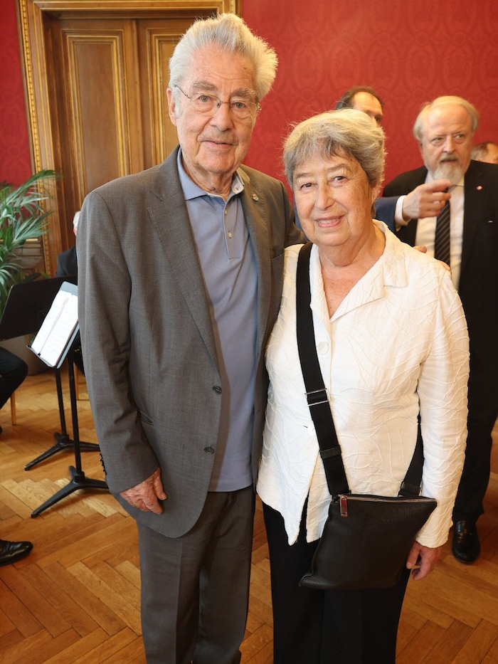 Ex-Bundespräsident Heinz Fischer mit Ehefrau Margit.