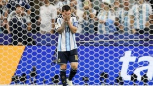 Lionel Messi grämte sich.