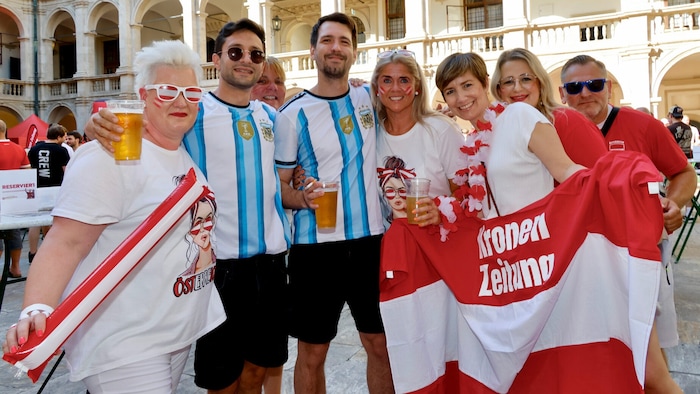 Argentinier und Österreicher feierten ein Fußballfest.