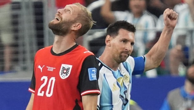 Konrad Laimer (l.) und Co. verpassten die Überraschung gegen Argentinien. 
