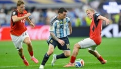 Messi wirbelte durch Österreichs Reihen, zeigte einmal mehr seine Klasse.