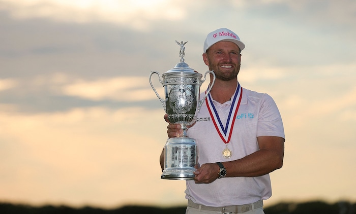 US-Golfprofi Wyndham Clark gewann zum zweiten Mal nach 2023 die US Open.