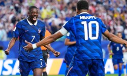 Zwei der Matchwinner der Franzosen: Ousmane Dembelé und Kylian Mbappé