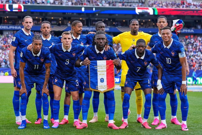 Les Bleus im gewohnten Blau – heute wird‘s anders sein.