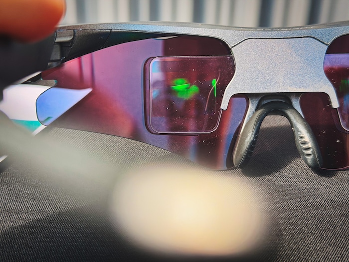 Nochmals der Blick auf das HUD-Display