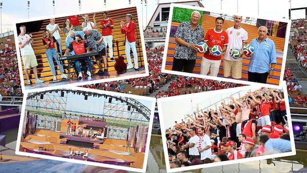 Hans Krankl, Toni Polster und Stefan Maierhofer waren die Star-Gäste, die Fans die eigentlichen ...