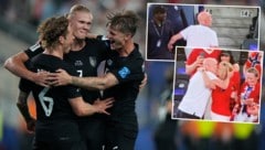 Norwegen siegt gegen Senegal mit 3:2. Trainer Solbakken konnte seine Gefühle nicht zurückhalten ...