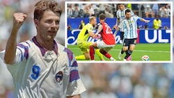 Lionel Messi jubelte gegen Österreich zweimal. Ein anderer Stürmer schwebte eins in ähnlichen ...