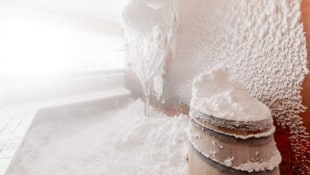 Eisige Flucht vor der Hitze. Im SnowRoom des Avita sorgen Schnee und Temperaturen bis zu minus ...