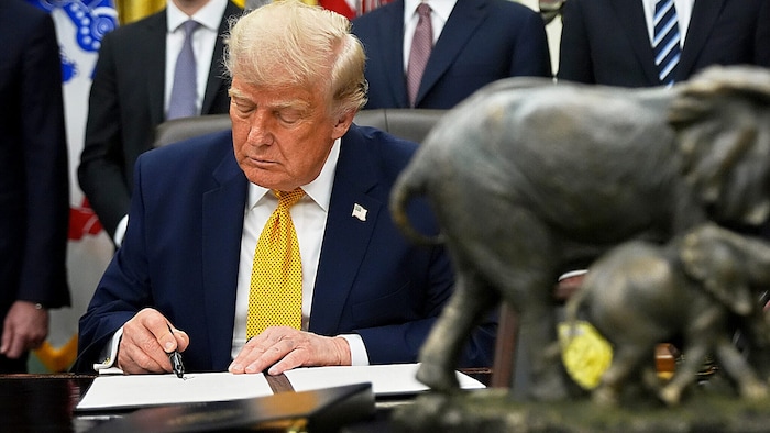 US-Präsident Donald Trump hat sich vor dem NATO-Gipfel optimistisch über mögliche Fortschritte ...