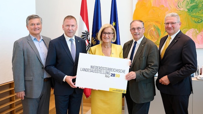 Die Weichen für die Landesausstellung 2030 sind gestellt: Erwin Klissenbauer (GF NÖ ...