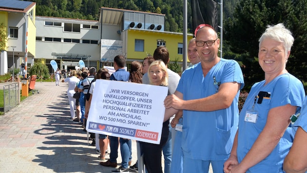 Im Sommer 2018 wurde für den Standort Kalwang demonstriert.