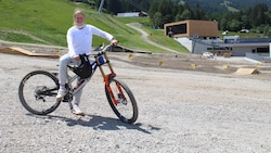 Lina Frener testete zwei Tage lang im Bikepark Brandnertal und fühlte sich dort pudelwohl.