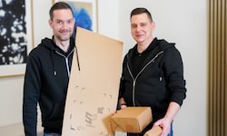 Die Unternehmensgründer Manuel Pachoinig (li.) und Martin Sticher