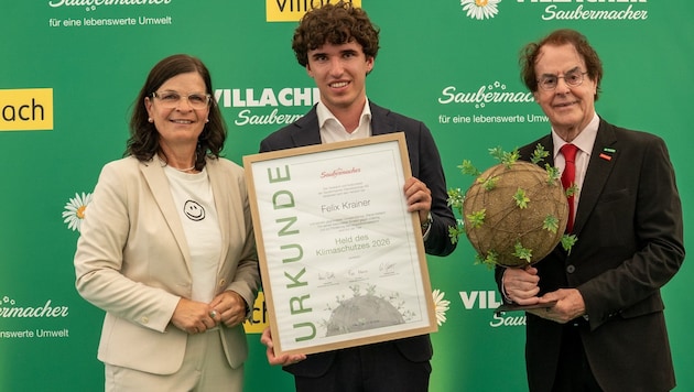 Felix Krainer (mitte) bewegt Millionen zum Müllsammeln