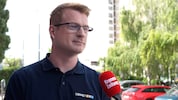 Meteorologe Nikolas Zimmermann vom Wetterdienst UBIMET im krone.tv-Interview.