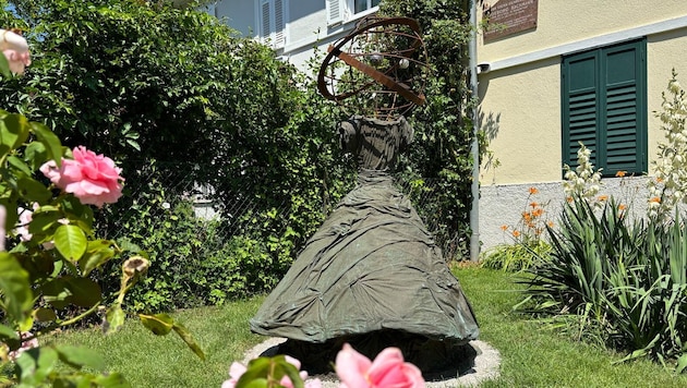 Die eindrucksvolle Skulptur für das kärnten.museum, in dessen Museumsverband sich das Ingeborg ...