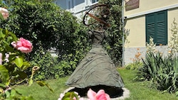 Die eindrucksvolle Skulptur für das kärnten.museum, in dessen Museumsverband sich das Ingeborg ...