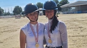 Gold: Raphaela Weixelbraun (l.) und Savannah Birk.