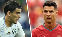 Zwischen Portugal-Superstar Cristiano Ronaldo (41) und Usbekistans Bekhruz Karimov (18) liegt ...