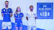 Kapitän Fabio Varesi-Strauss, Daniela Kittel und Ronivaldo in den neuen Dressen.