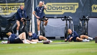 Für Marko Arnautovic und die Starter vom Argentinien-Match stand heute Regeneration an. 
