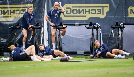 Für Marko Arnautovic und die Starter vom Argentinien-Match stand heute Regeneration an. 