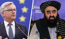 EU-Migrationskommissar Magnus Brunner verteidigt ein Treffen mit einer Delegation, die die ...