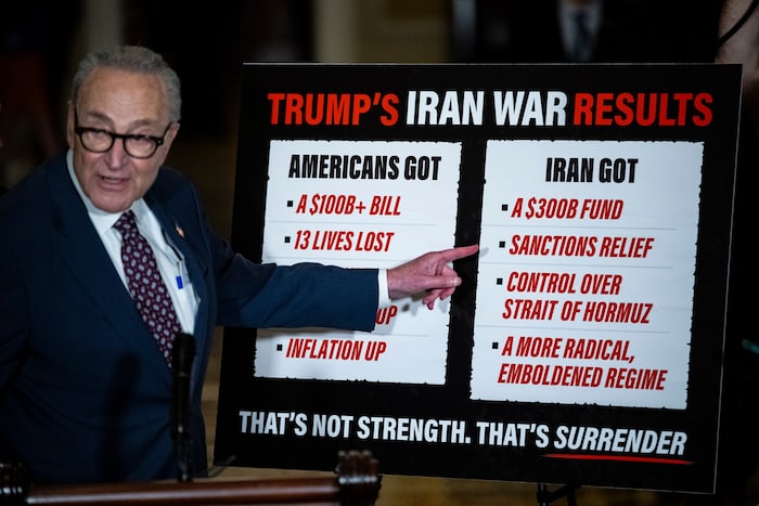 Schumer und seine Demokraten sprechen von einer „Kapitulation“ Trumps.