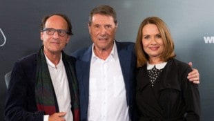 Manfred Bockelmann mit seinem Bruder Udo Jürgens und seiner Nichte Jenny Jürgens