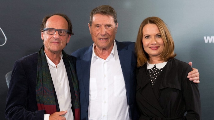Manfred Bockelmann mit seinem Bruder Udo Jürgens und seiner Nichte Jenny Jürgens