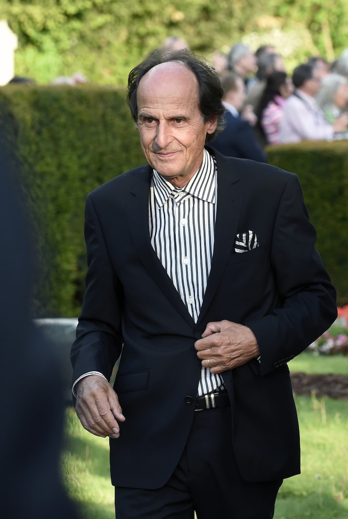 Manfred Bockelmann während der Urnenbeisetzung von Udo Jürgens am Samstag, 9. Mai 2015, auf dem ...
