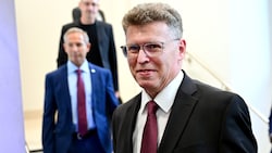 Johann Fuchs, Leiter der Oberstaatsanwaltschaft Wien, auf dem Weg zum Pilnacek-U-Ausschuss