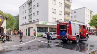 Im Keller des Gebäudes hatte sich starker Rauch entwickelt.