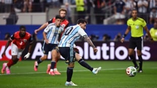 Lionel Messi verschoss einen Elfmeter gegen Österreich.