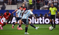 Lionel Messi verschoss einen Elfmeter gegen Österreich.
