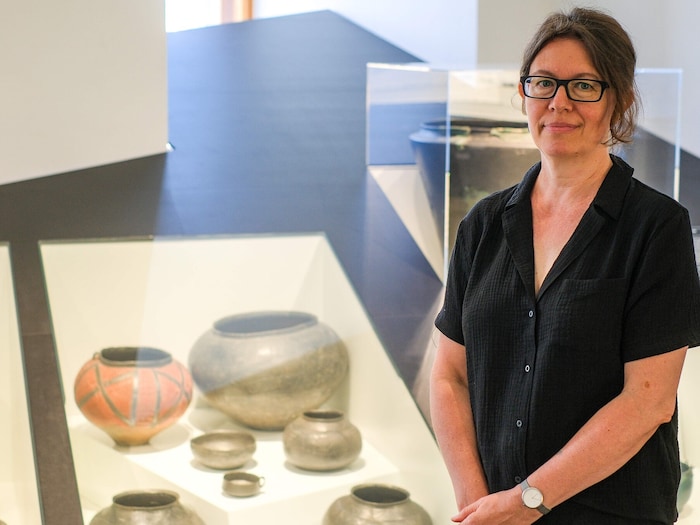 Jutta Leskovar, Kuratorin der Ausstellung