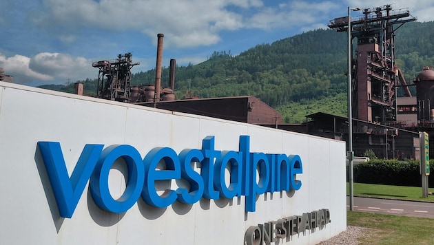 Das Voestalpine-Stahlwerk in Leoben-Donawitz