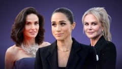 Es ist ein wichtiger Schritt, der vielen Frauen Mut schenkt: Auch Demi Moore (li.), Meghan ...