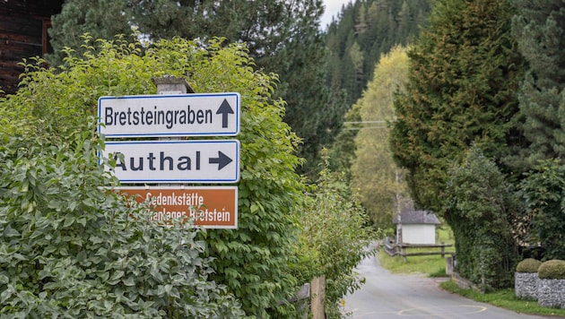 Im Bretsteingraben wurden die menschlichen Überreste entdeckt.