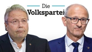Dem Land Tirol die Treue: Mattle (rechts) schickte Verhandler nach Wien. Nationalrat Hörl ...
