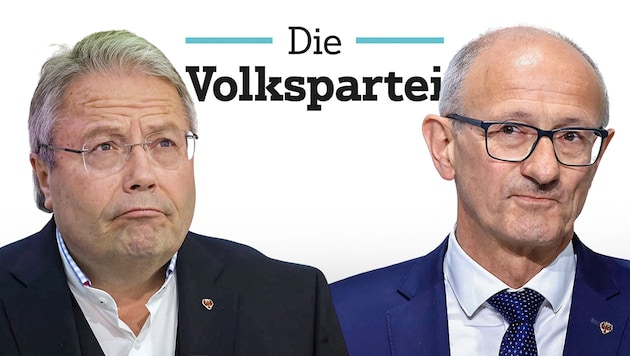 Dem Land Tirol die Treue: Mattle (rechts) schickte Verhandler nach Wien. Nationalrat Hörl ...