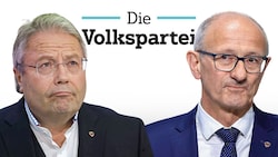 Dem Land Tirol die Treue: Mattle (rechts) schickte Verhandler nach Wien. Nationalrat Hörl ...