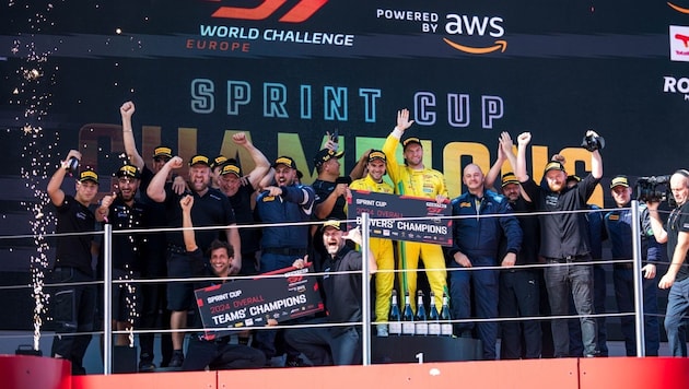 Bereits 2024 holte Winward Racing mit zwei Tirolern die Meisterschaft in der GTWC.