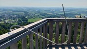 Auch Blitzableiter wurden von den Unbekannten beschädigt.