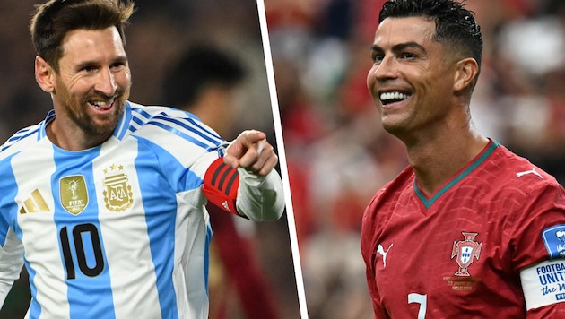 Lionel Messi und Cristiano Ronaldo