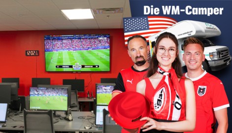 Die „WM-Camper“ besuchten das Technologie- und Daten-Center in Dallas.